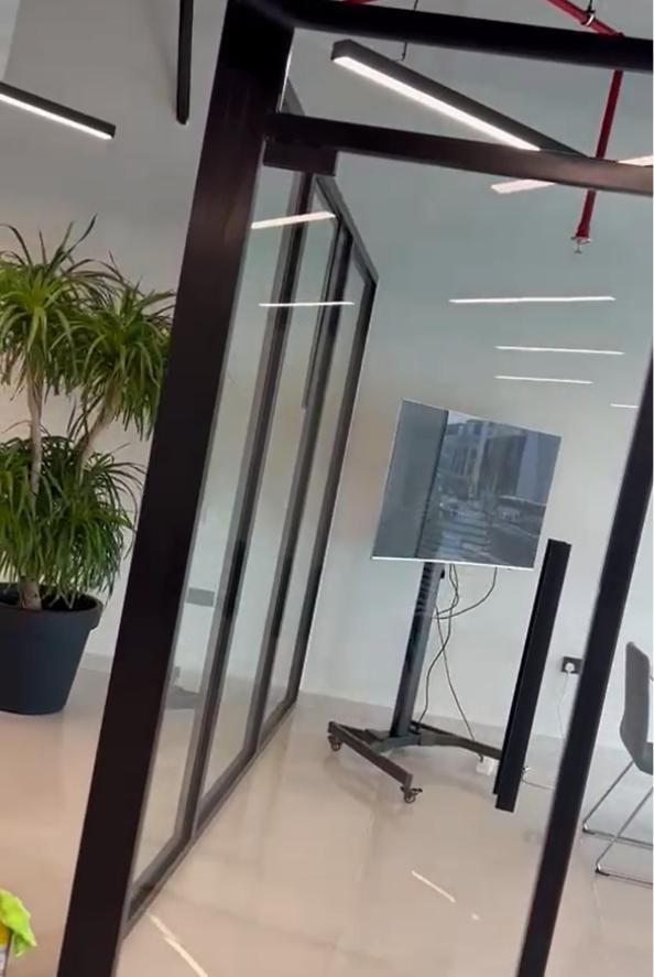 Glass Partition of an Office