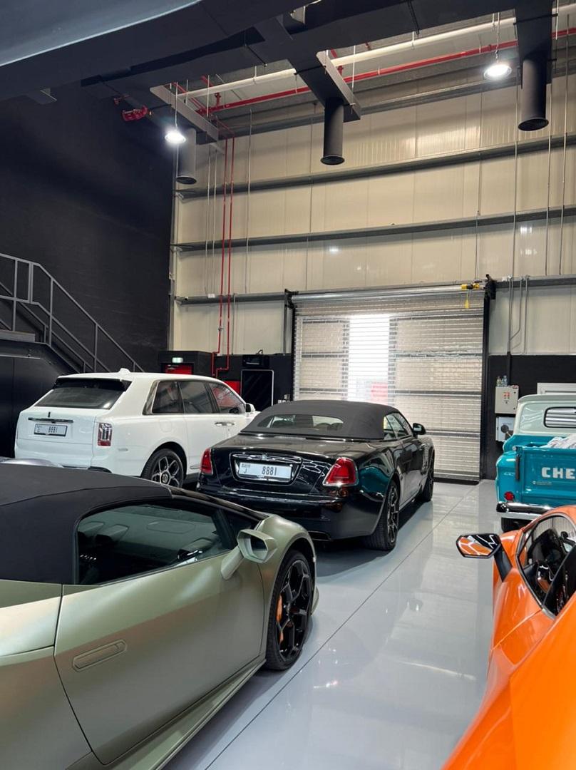 Luxury Cars Standing on Car showroom